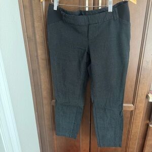 Old Navy Black and White Maternity Pixie Pants